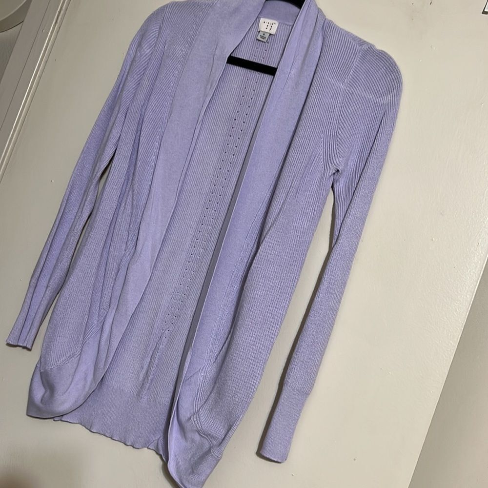 A New Day lavender cardigan - Picture 2 of 5